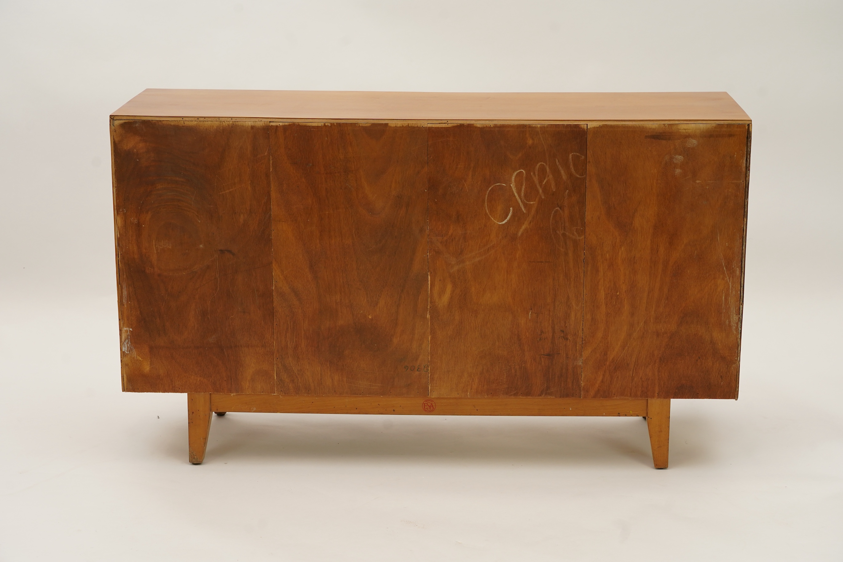 James Leonard (British, 20th century) for Esavian (E.S.A) Education Supply Association Ltd: A School (Scgool) bank of drawers
